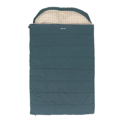 Outwell | Camper Lux Double | 230505 | Double Sleeping Bag | 3–4 Season | Both Side Zip | Blue