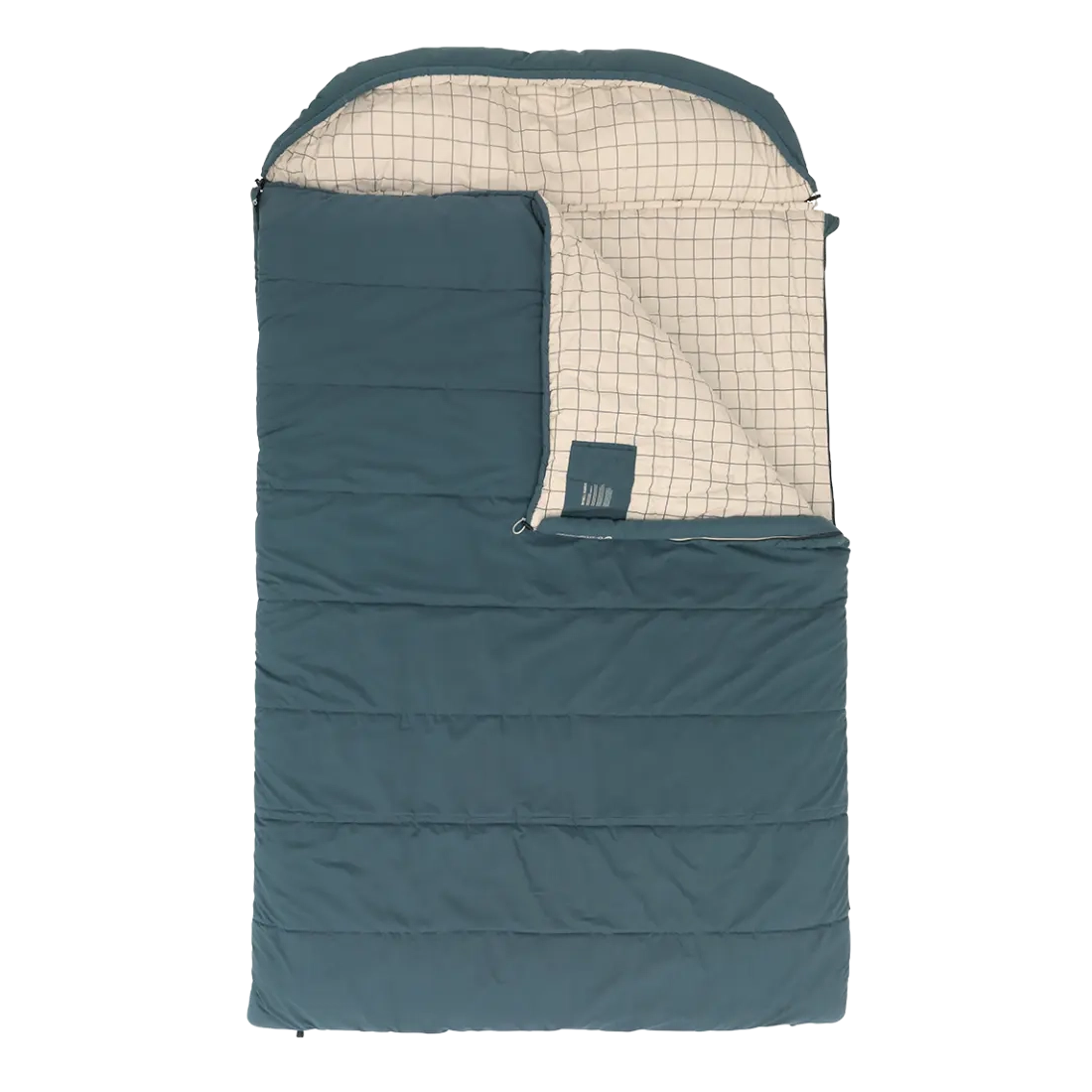 Outwell | Camper Lux Double | 230505 | Double Sleeping Bag | 3–4 Season | Both Side Zip | Blue
