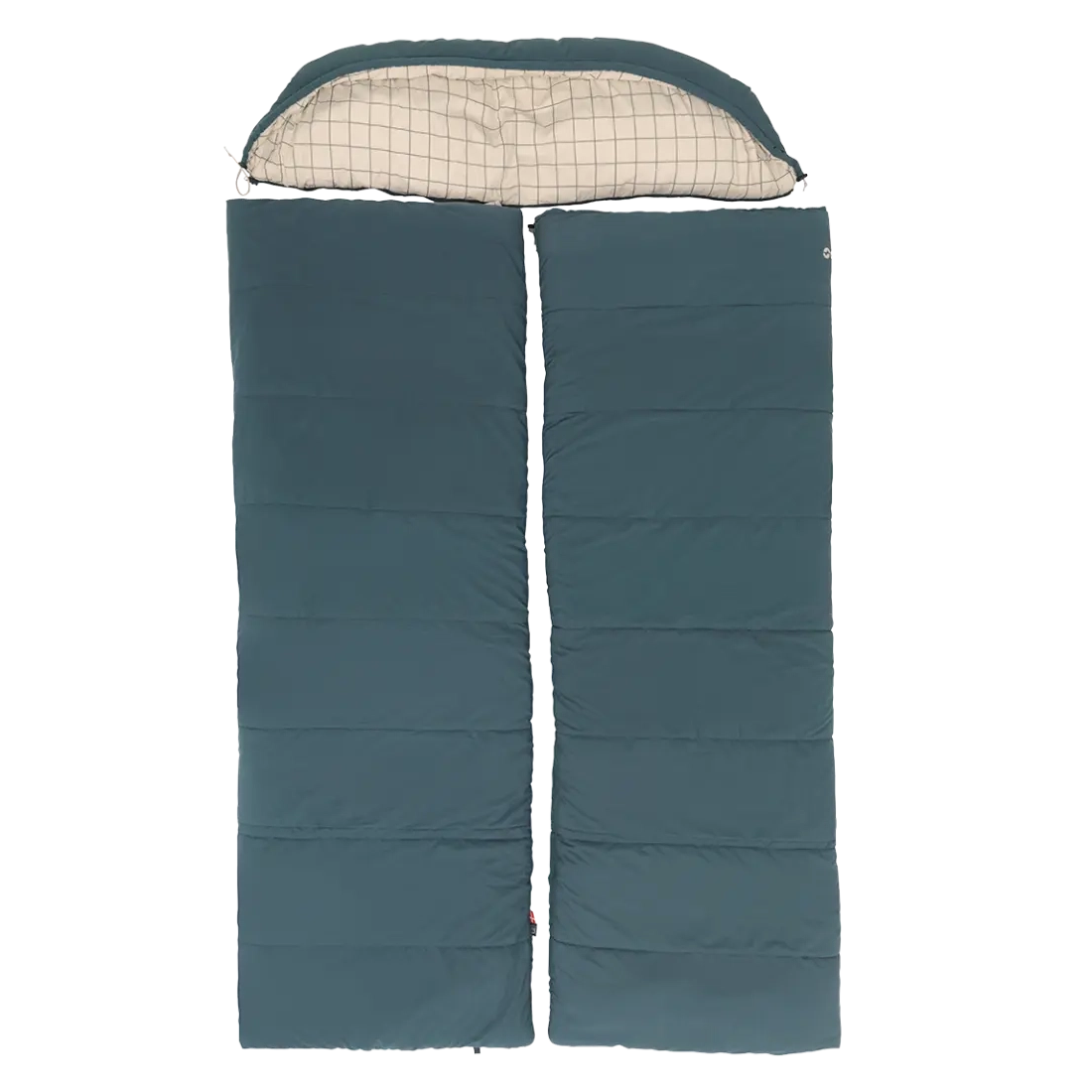 Outwell | Camper Lux Double | 230505 | Double Sleeping Bag | 3–4 Season | Both Side Zip | Blue