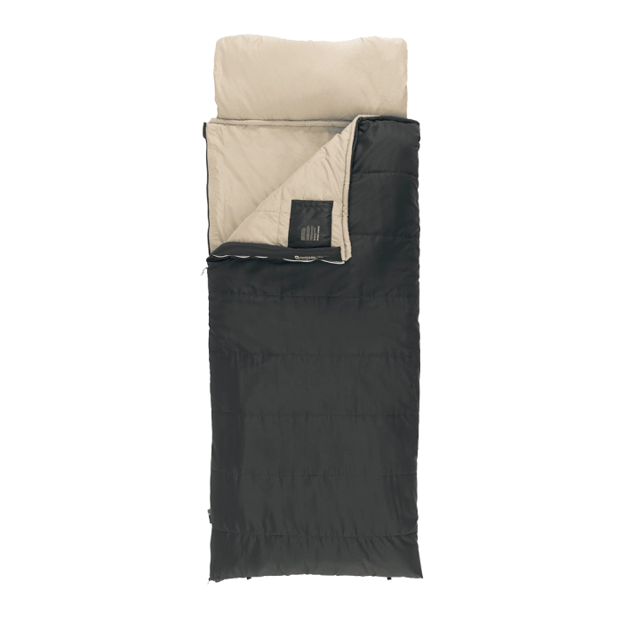 Outwell | Contour Prime | 230483 | Sleeping Bag | 2–3 Season | Left Zip | Dark Grey