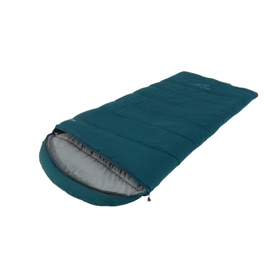 Easy Camp | Raven I Square XL | 240224 | Sleeping Bag | 2–3 Season | Left Zip | Green