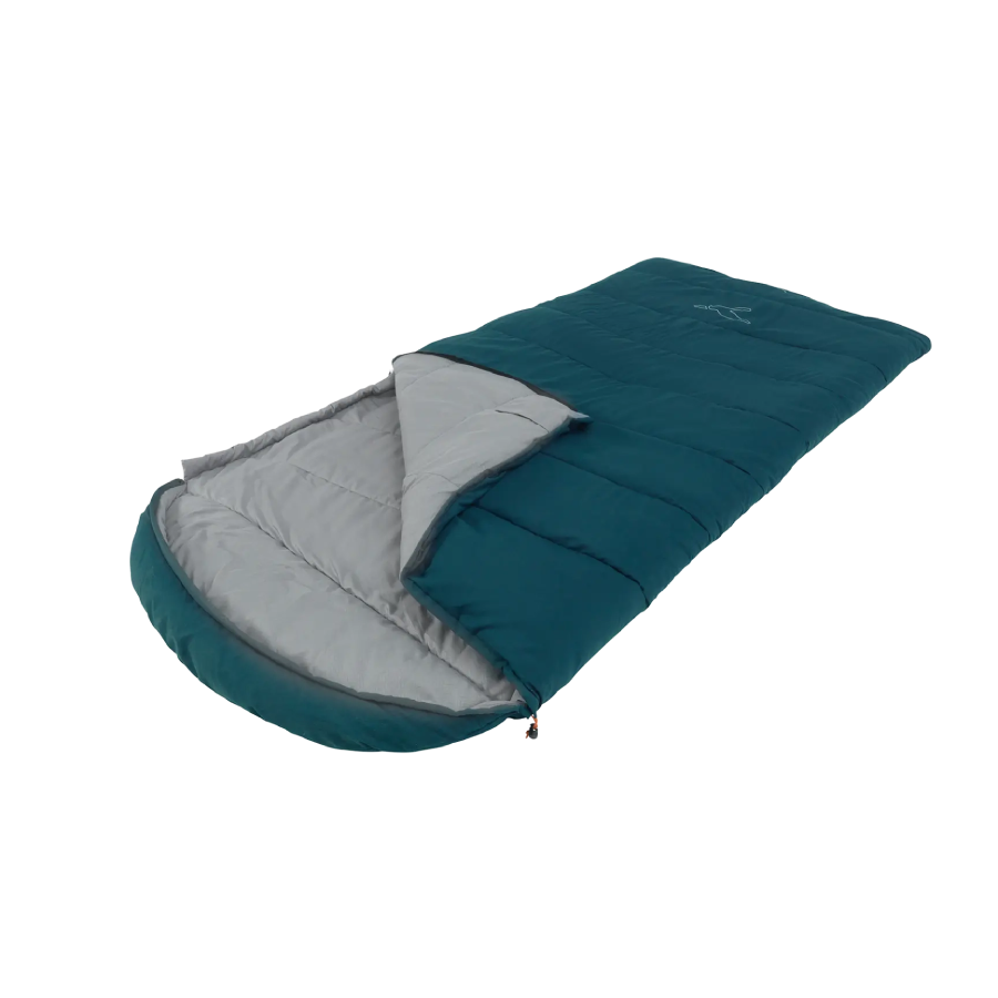 Easy Camp | Raven I Square XL | 240224 | Sleeping Bag | 2–3 Season | Left Zip | Green