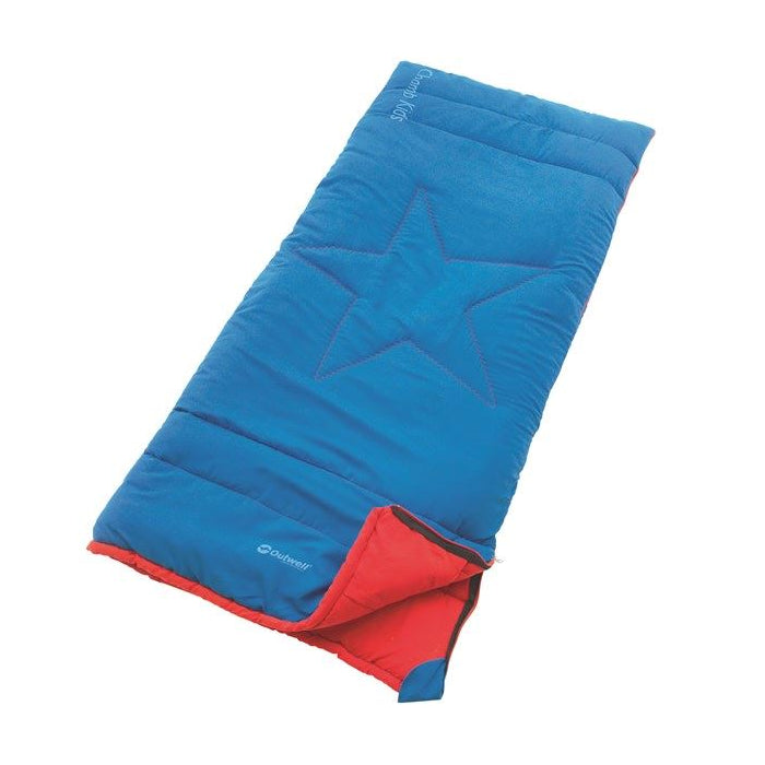 Outwell | Champ Kids | 230233 | Kids Sleeping Bag | Rectangular | Lake Blue