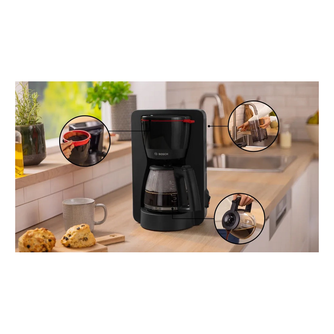 Bosch | MyMoment | Drip Coffee Maker | 1200 W | 10 Cups (1.4 L)