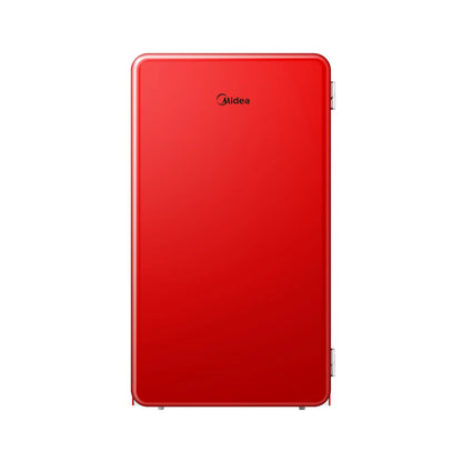 Midea | Refrigerator | MDRD142SLE32 | Freestanding | 86 cm | Tabletop | 93 L | Class E | Red