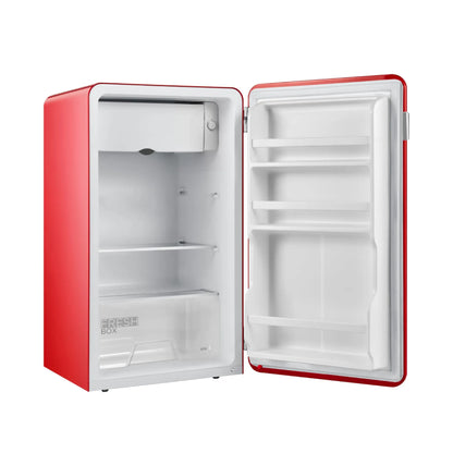 Midea | Refrigerator | MDRD142SLE32 | Freestanding | 86 cm | Tabletop | 93 L | Class E | Red