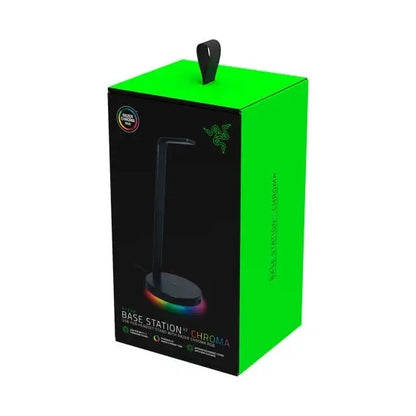 Razer | Headset Stand with USB Hub | Base Station V2 Chroma | Classic black
