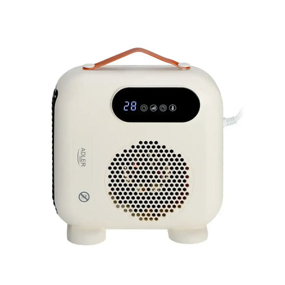 Adler | LED Fan Heater with Remote Control | AD 7756 | 2000 W | Beige
