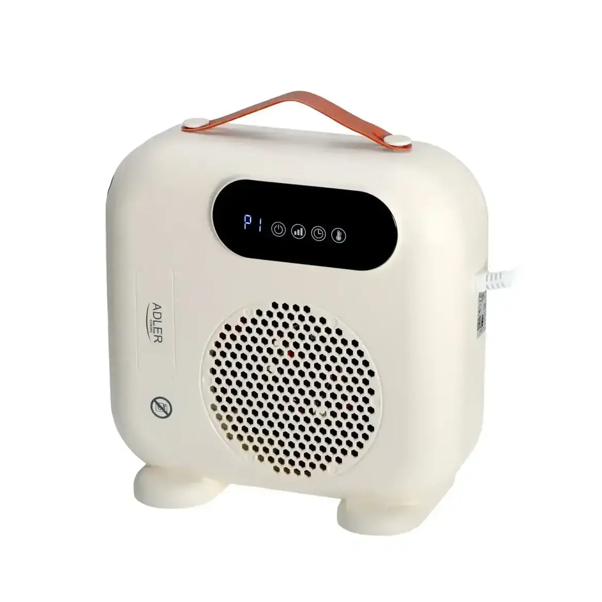 Adler | LED Fan Heater with Remote Control | AD 7756 | 2000 W | Beige