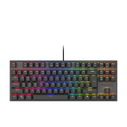 Genesis | Gaming  Keyboard | 303 TKL | Wired | Backlit RGB | US | USB | Outemu Peach Silent | Black