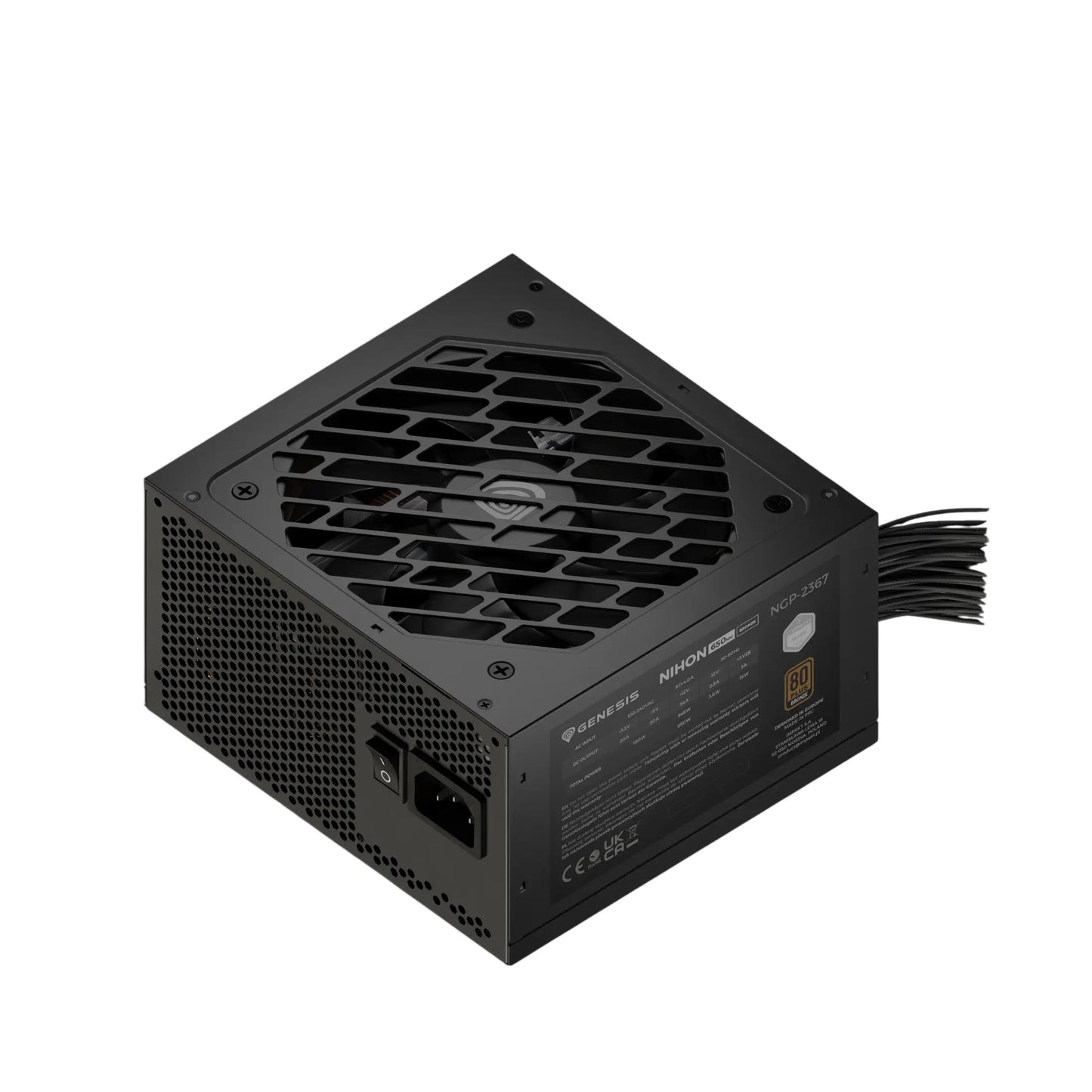 Genesis | PSU | Nihon 650NM | 650 W | 80 PLUS Bronze | Black