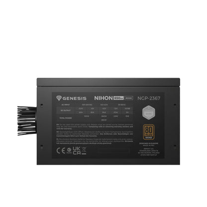 Genesis | PSU | Nihon 650NM | 650 W | 80 PLUS Bronze | Black