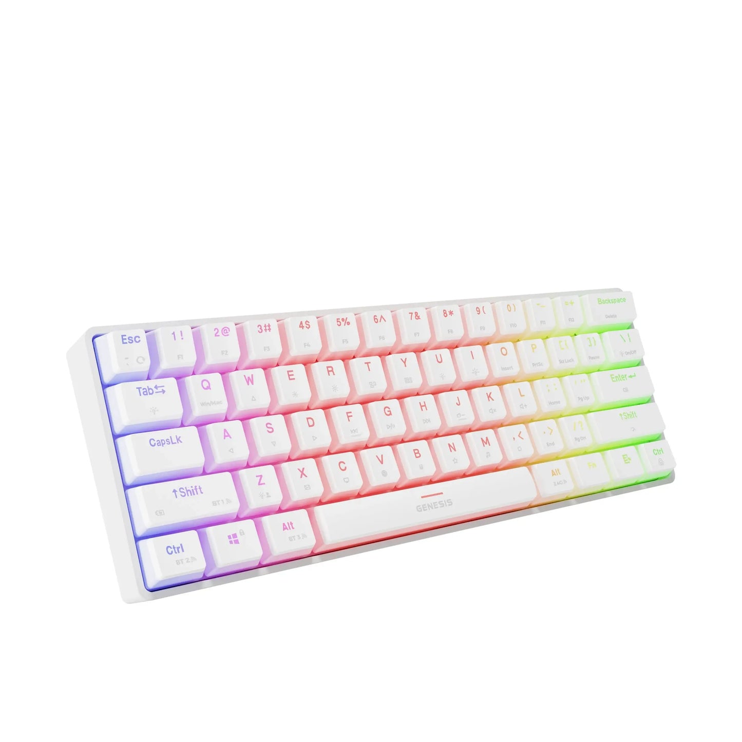 Genesis | Gaming Keyboard | 660 G2 | Wireless, wired | Backlit RGB | US | USB | White