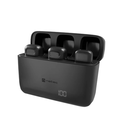 Natec | Microphone set | NMI-2254 | Hopper | Wireless | Black