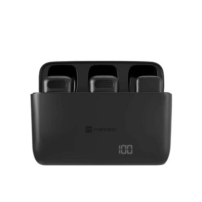 Natec | Microphone set | NMI-2254 | Hopper | Wireless | Black