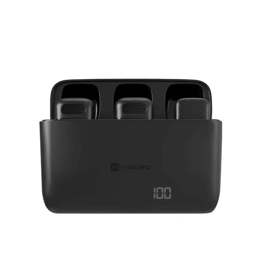 Natec | Microphone set | NMI-2254 | Hopper | Wireless | Black