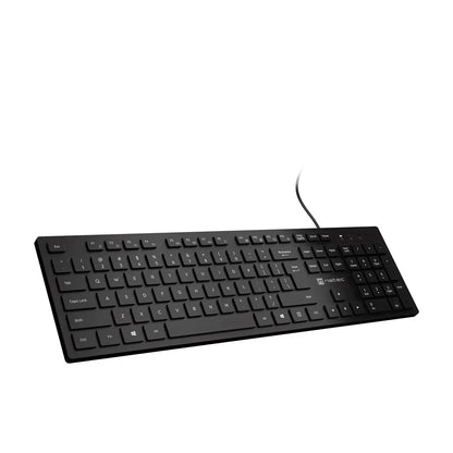 Natec | Keyboard | HERRING | Wired | Membrane | QWERTY US | USB | Black