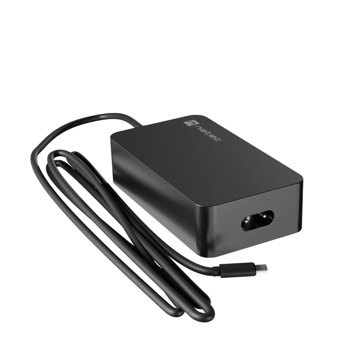 Natec | Charger Gan USB-C 65W | NZU-2361 | Europlug | 2.7 m | Black