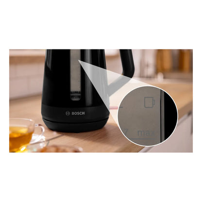 Bosch | MyMoment | TWK1M123 | Electric Kettle | 2.4 kW | 1.7 L | Black