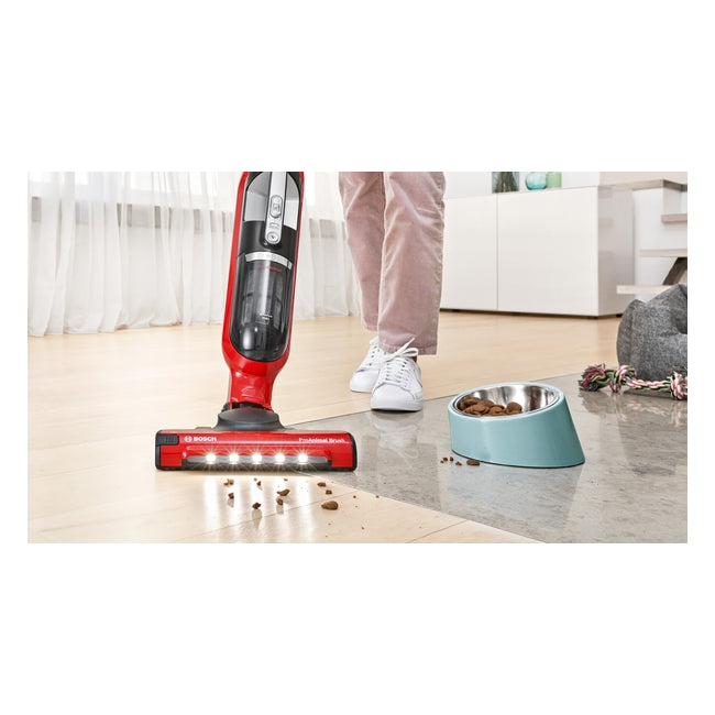 Bosch | Flexxo ProAnimal | BBH3ZOO28 | Cordless Stick Vacuum Cleaner | 2-in-1 | 55 min | Red