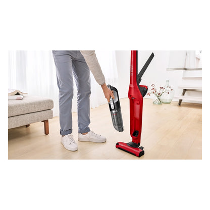 Bosch | Flexxo ProAnimal | BBH3ZOO28 | Cordless Stick Vacuum Cleaner | 2-in-1 | 55 min | Red