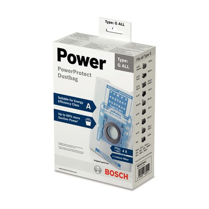Bosch | PowerProtect Dust Bags | BBZ41FGALL | 4 Bags + Micro Filter