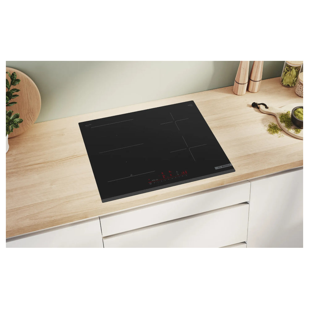 Bosch | Serie 6 | PVS63KHC1Z | Induction Hob | 4 Cooking Zones | Touch Control | Black