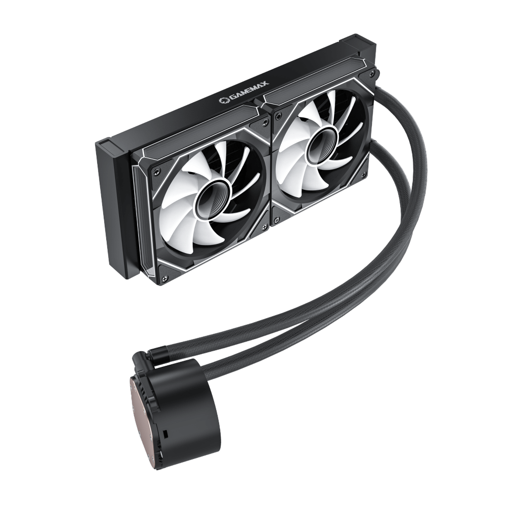 GameMax | ICEBURG 240 DIGITAL BK | CPU Liquid Cooler | 240 mm | ARGB | Black
