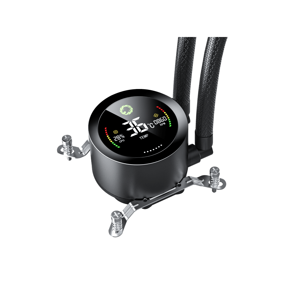 GameMax | ICEBURG 240 DIGITAL BK | CPU Liquid Cooler | 240 mm | ARGB | Black