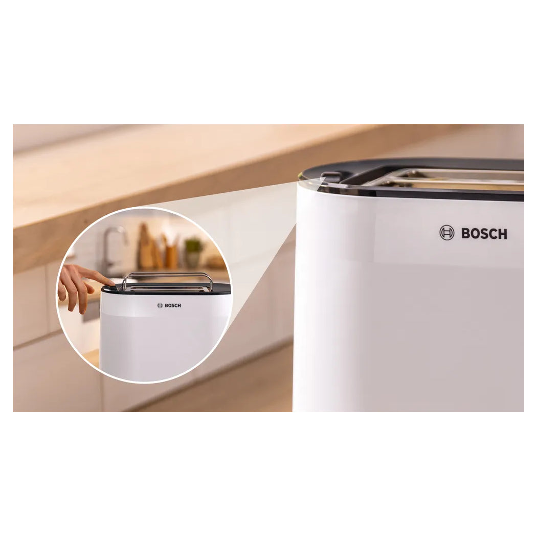 Bosch | MyMoment | TAT2M121 | Toaster | 950 W | 2 Slices | White