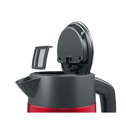 Bosch | DesignLine | TWK4P434 | Electric Kettle | 1.7 L | 2400 W | Red