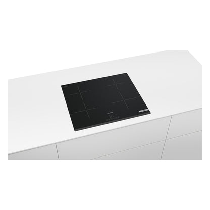 Bosch | Serie 4 | PUE63KBB6E | Induction Hob | 4 Cooking Zones | Touch Control | Black