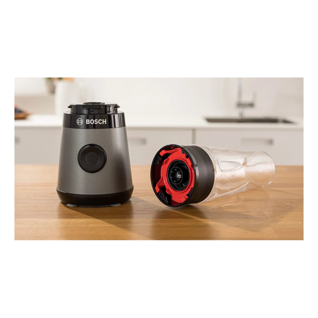 Bosch | VitaPower ToGo | MMB2111S | Smoothie Maker | 450 W | 0.6 L | Silver