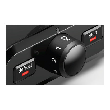 Bosch | DesignLine | TAT4P420 | Toaster | 970 W | 2 Slices | Black | Silver