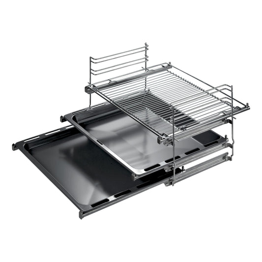 Bosch | Accessories | HEZ438301 | 3-Level Telescopic Rails | Stainless Steel