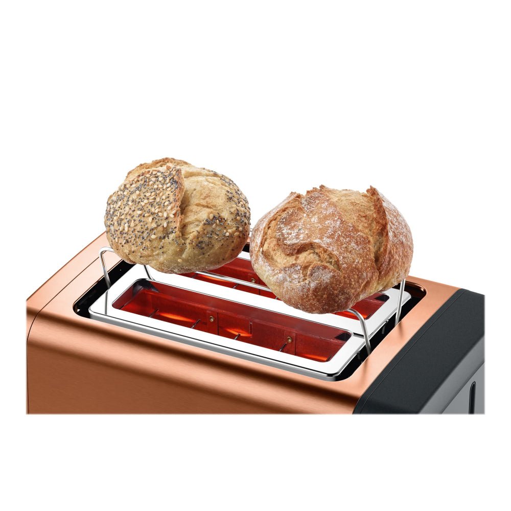 Bosch | DesignLine | TAT4P429 | Toaster | 970 W | 2 Slices | Copper