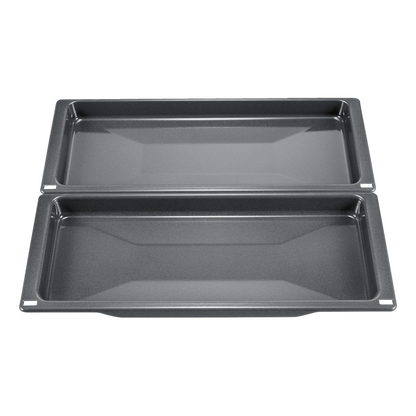 Bosch | Accessories | HEZ530000 | Universal Pan Set | 2 Half Pans | Grey