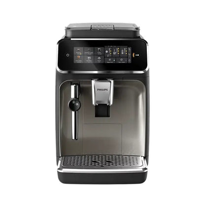Philips | Série 3300 | Machine à café automatique avec mousseur à lait | EP3326 | 15 bars | Noir | Argent