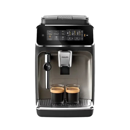 Philips | Serie 3300 | Kaffeevollautomat mit Milchaufschäumer | EP3326 | 15 bar | Schwarz | Silber