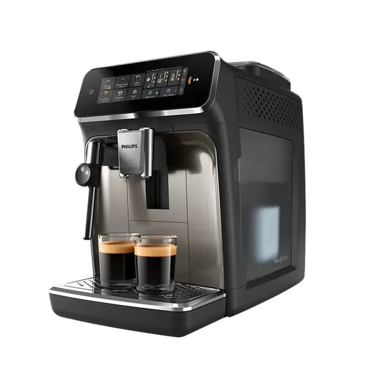 Philips | Serie 3300 | Kaffeevollautomat mit Milchaufschäumer | EP3326 | 15 bar | Schwarz | Silber