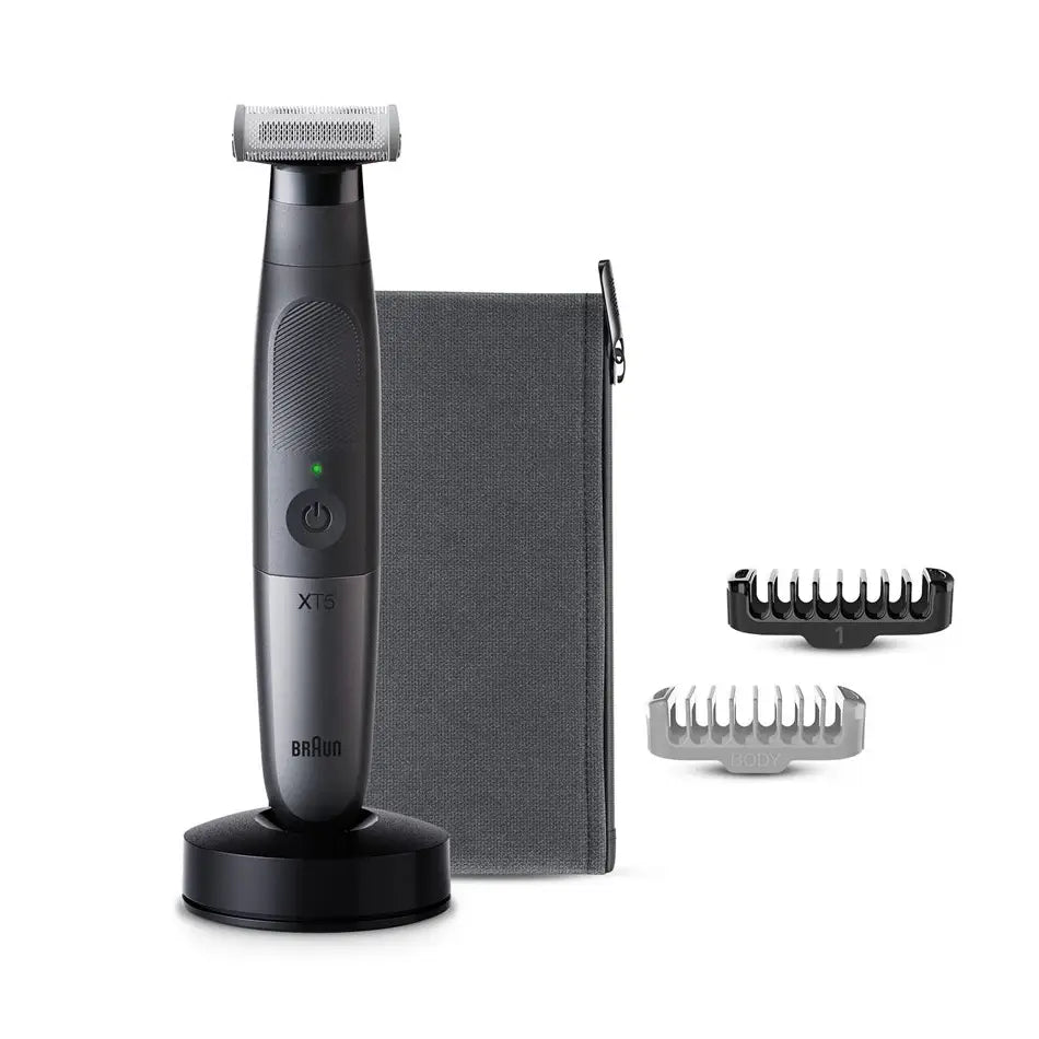 Braun | Face & Body Hair trimmer | XT5300 Series XT5 | Cordless | Wet & Dry | Black/Silver