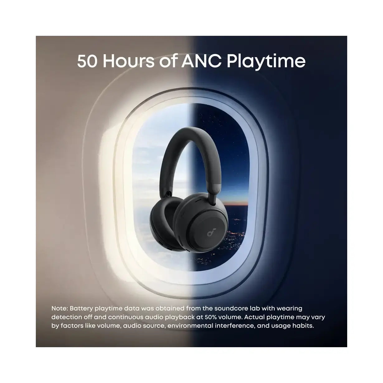 Anker Soundcore | Headphones | Space 2 | Over-Ear | Wireless | Jet Black