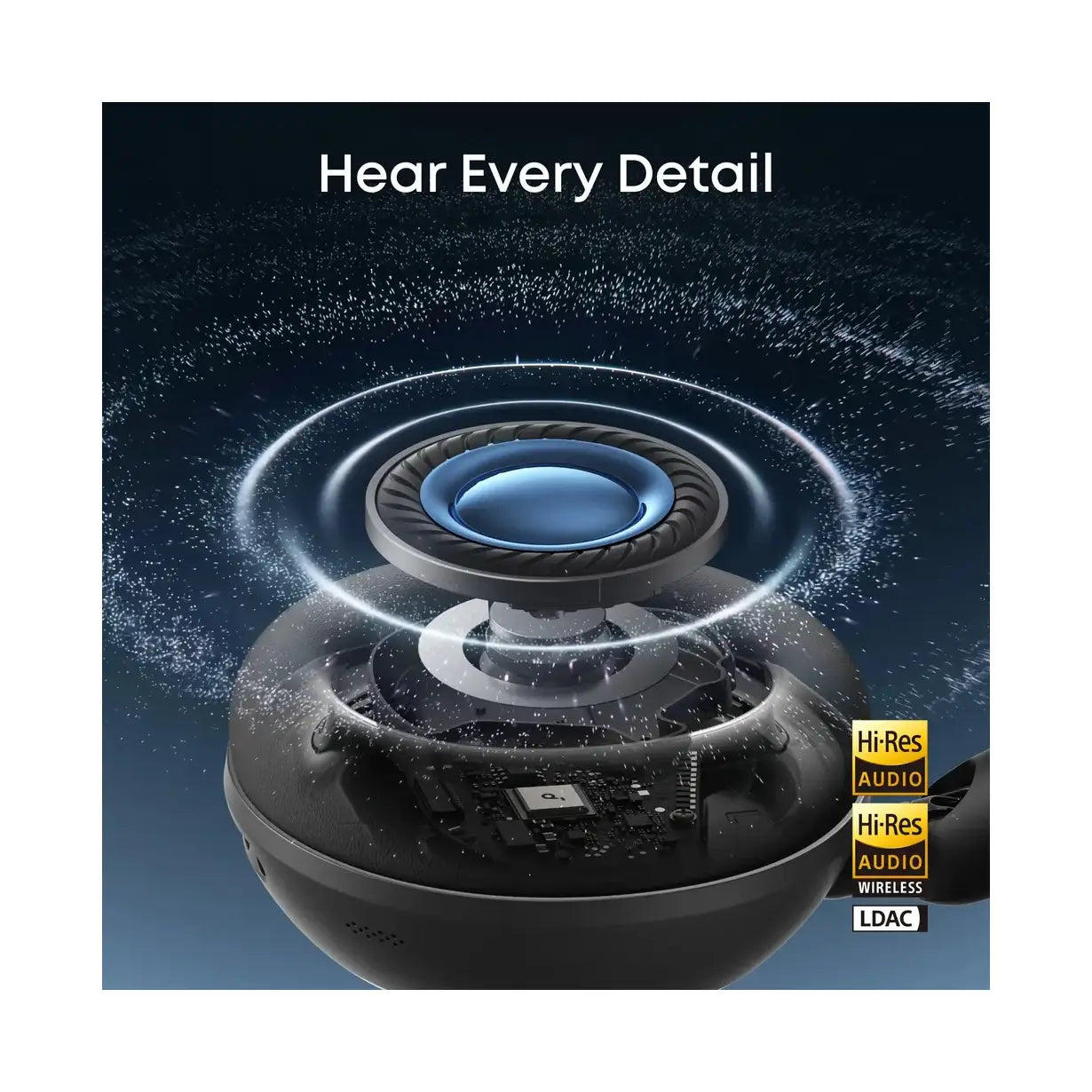 Anker Soundcore | Headphones | Space 2 | Over-Ear | Wireless | Jet Black
