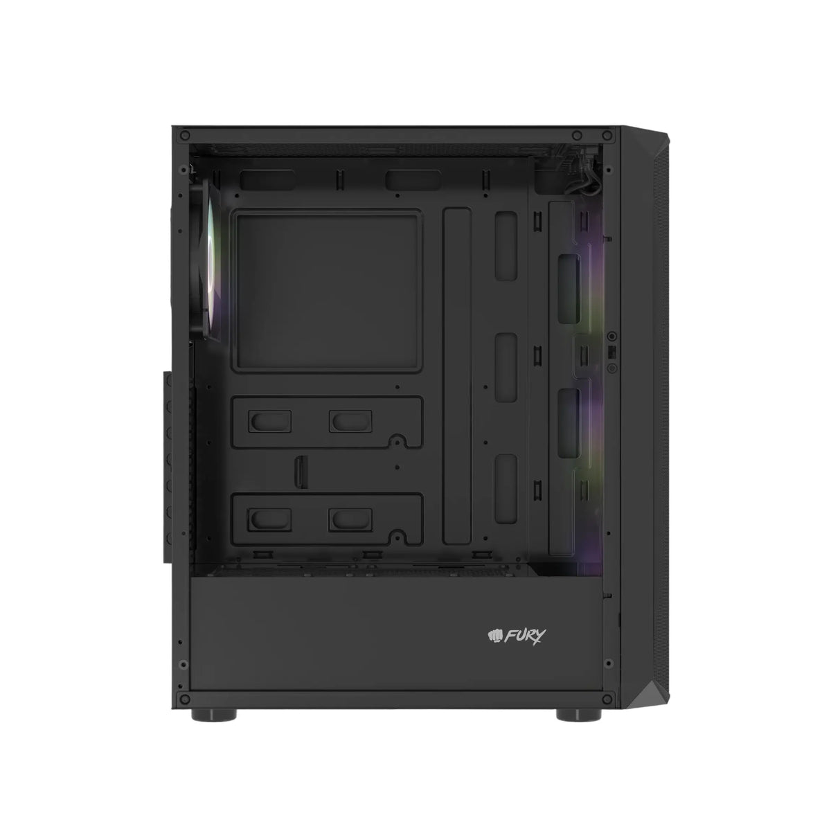 Fury | PC Case | SHOBO SH4F RGB | Midi-Tower | Black