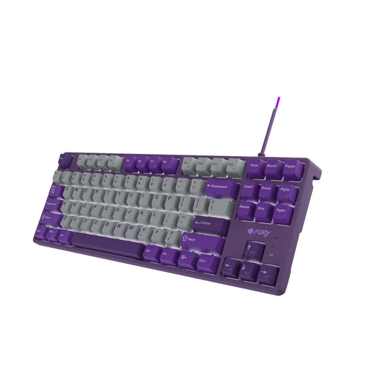 Fury | Gaming Keyboard | Kanabo K2 | Wired | US | USB-A | Gray/Purple