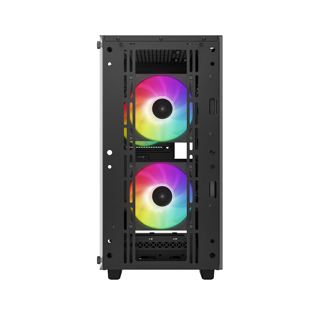 DeepCool | CC360 ARGB | Micro ATX Mini Tower Case | Tempered Glass | Black