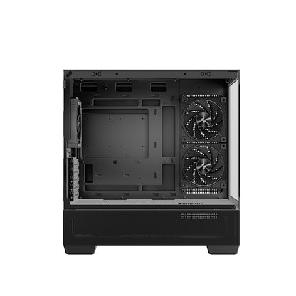 DeepCool | CG380 3F ARGB | Micro ATX Mini Tower Case | Tempered Glass | Black