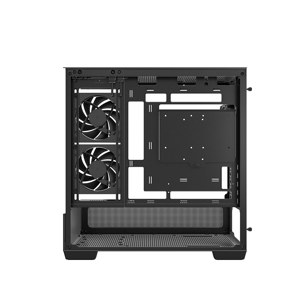 DeepCool | CG380 3F ARGB | Micro ATX Mini Tower Case | Tempered Glass | Black