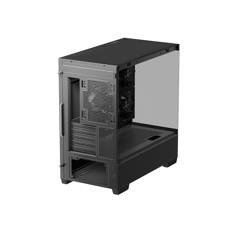 DeepCool | CG380 3F ARGB | Micro ATX Mini Tower Case | Tempered Glass | Black