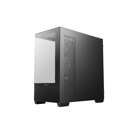 DeepCool | CG380 3F ARGB | Micro ATX Mini Tower Case | Tempered Glass | Black